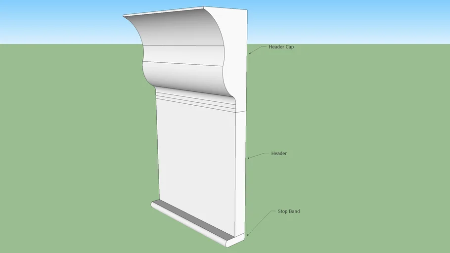 Door Header cap