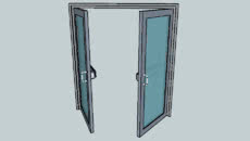 Glass door