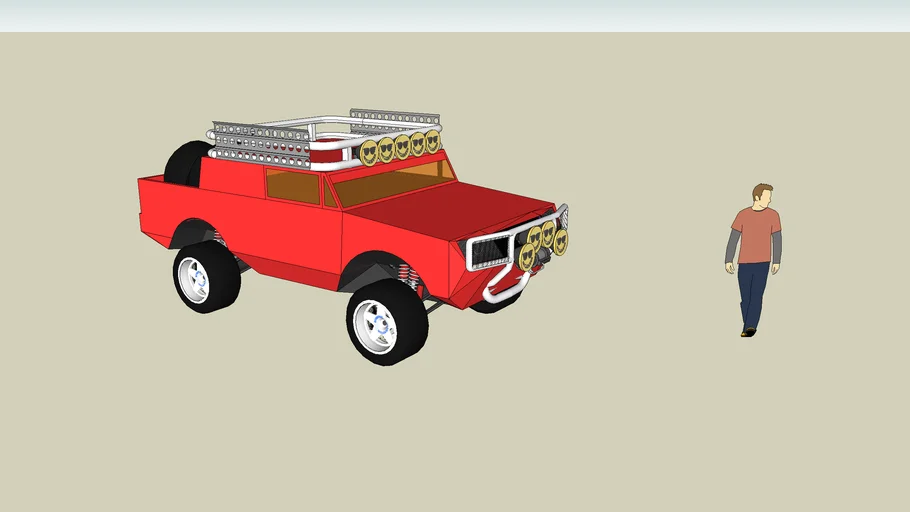 santa's ballin rally trophy truck