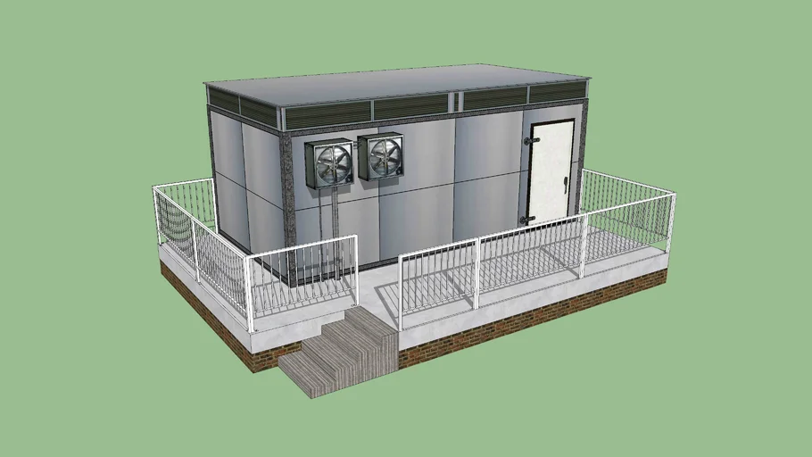 refrigerator freezer box cold storage room meat locker