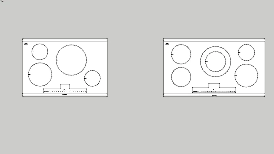 Bosch 30” and 36" Induction Cooktops with SteelTouch™ Control and AutoChef™