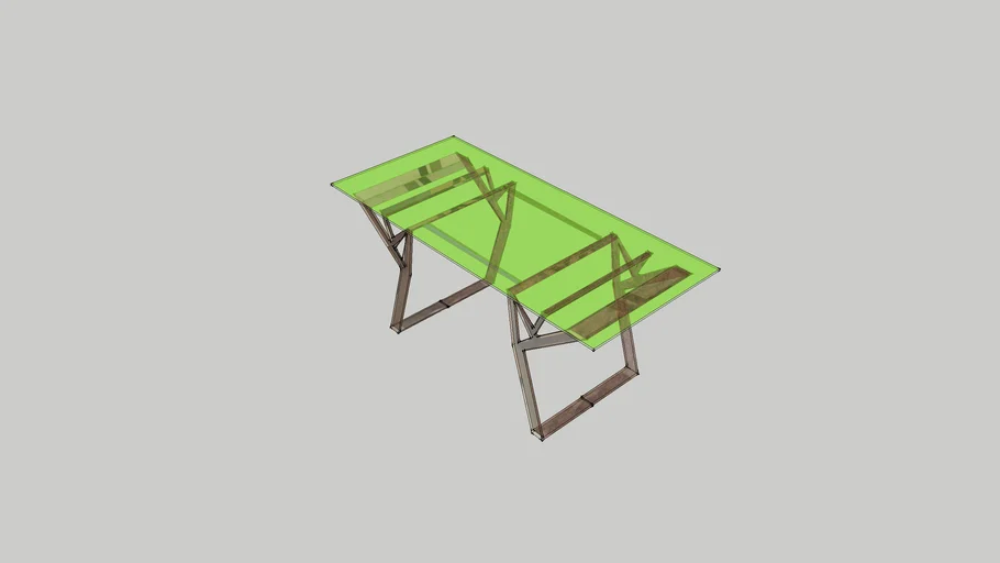 mesa diseño platina oxidada