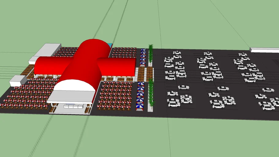 food court model festival concept