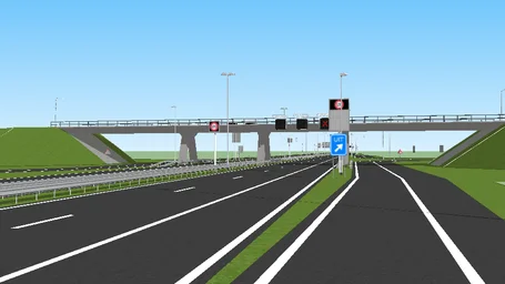 Construction-wall/road