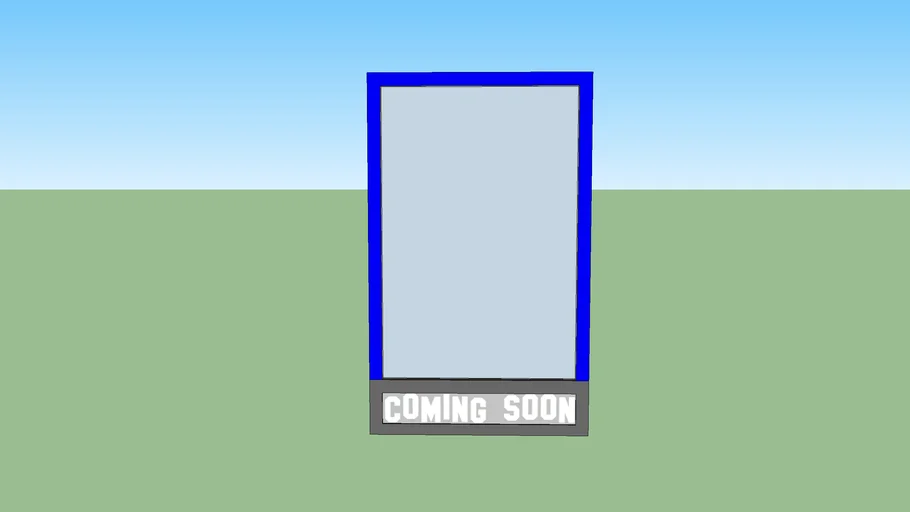 Movie Theater Lightbox Poster Frame 27X40 with Coming Soon