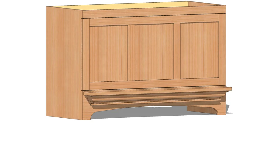 Mission Arch Crown Shelf 42" wide