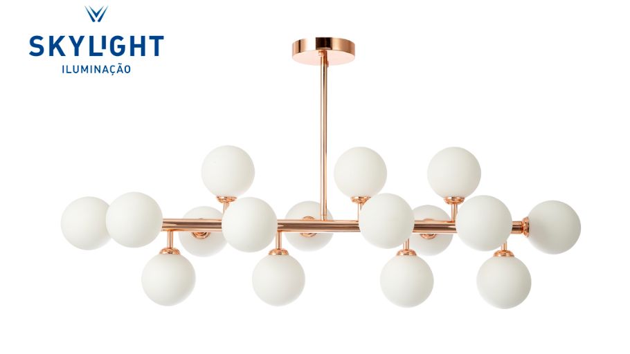Pendente Cotton SKY-3027-1 Rose Gold | Skylight