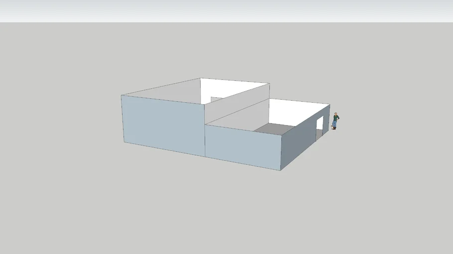 Maqueta Textilería C. E. - (Sin techo)