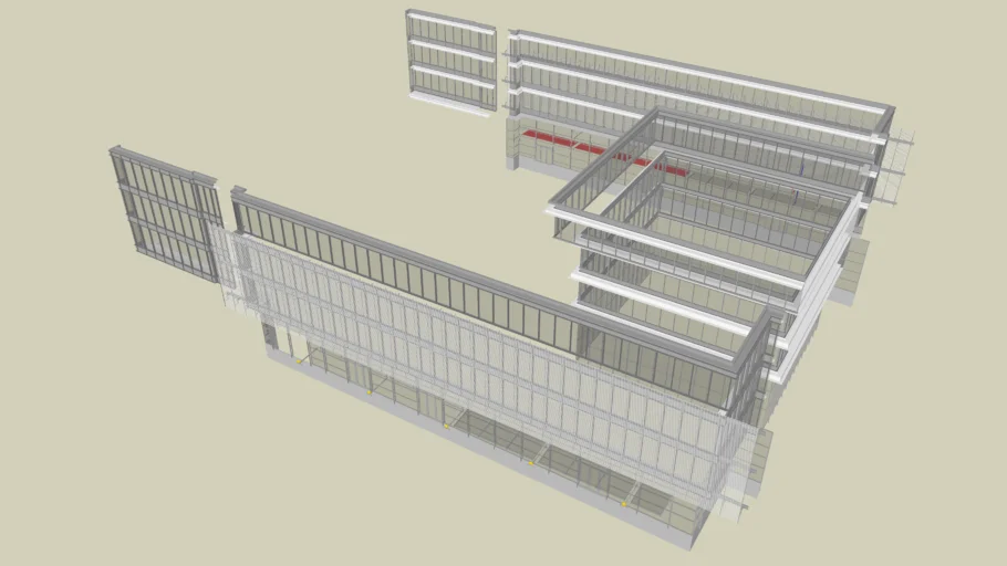 New York Times Building Low-rise Facade