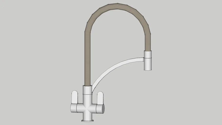 Tap Franke Zelus kitchen (Faucet) chrome + coloured hose