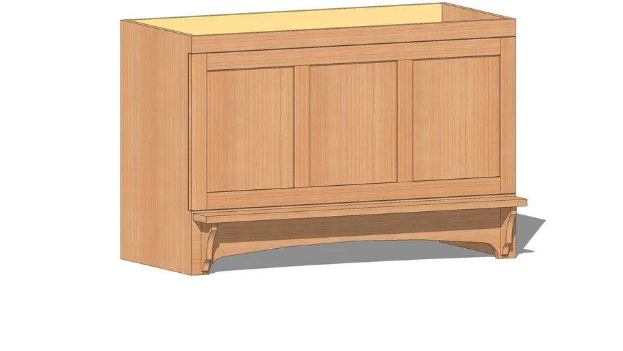 Mission Arch Simple Shelf 42" wide